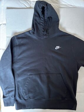 Nike Black Solo Swoosh Hoodie large